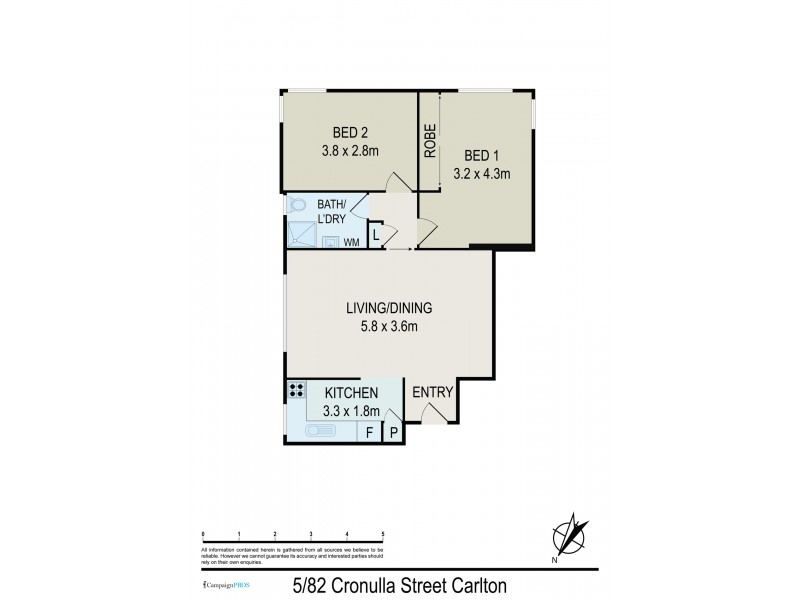 5/82-84 Cronulla Street, Carlton NSW 2218 Floorplan