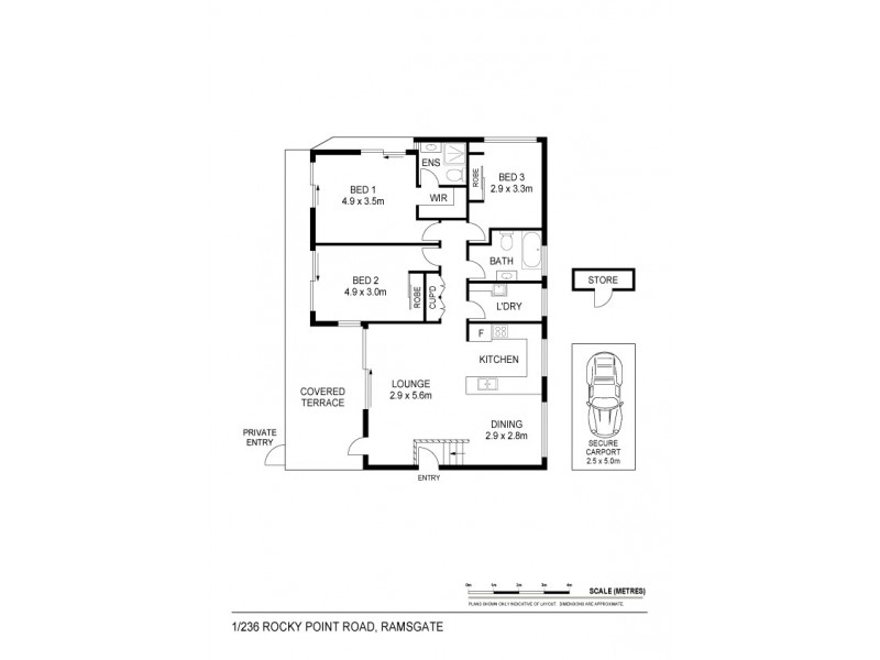 1/236 Rocky Point Road, Ramsgate NSW 2217 Floorplan