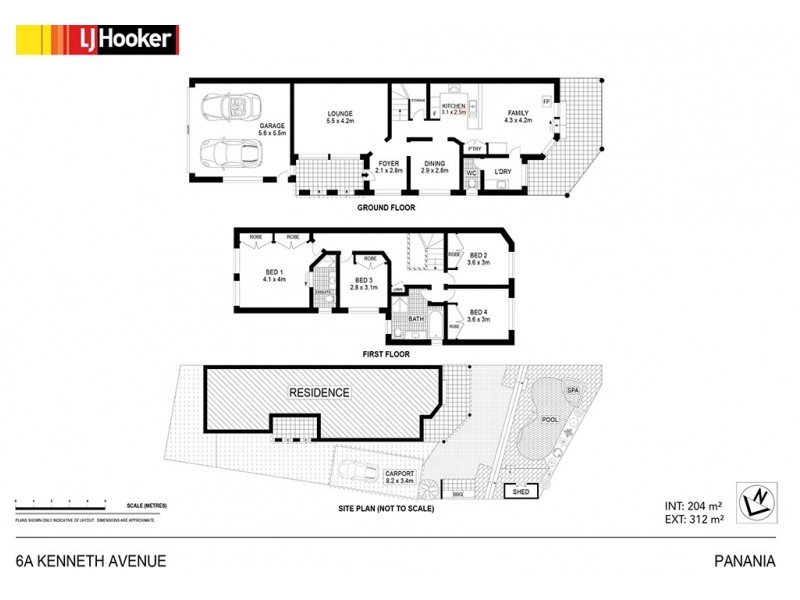 6a Kenneth Avenue, Panania NSW 2213 Floorplan