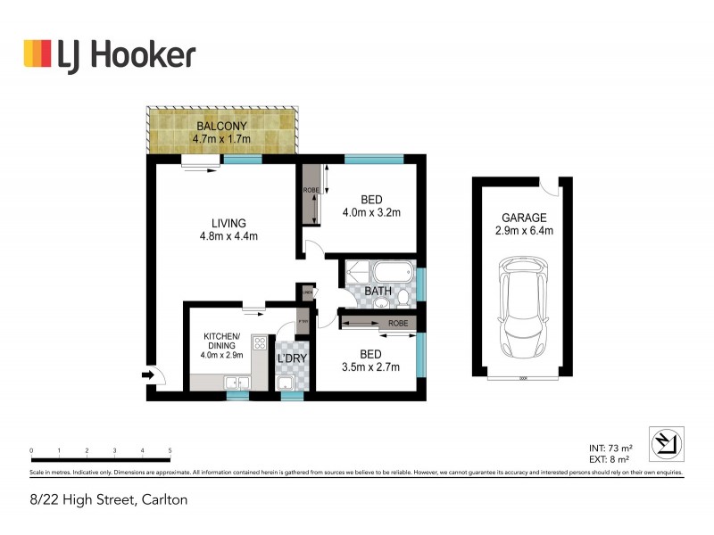 8/22 High Street, Carlton NSW 2218 Floorplan