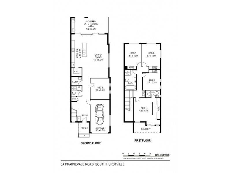 3A Prairievale Road, South Hurstville NSW 2221 Floorplan