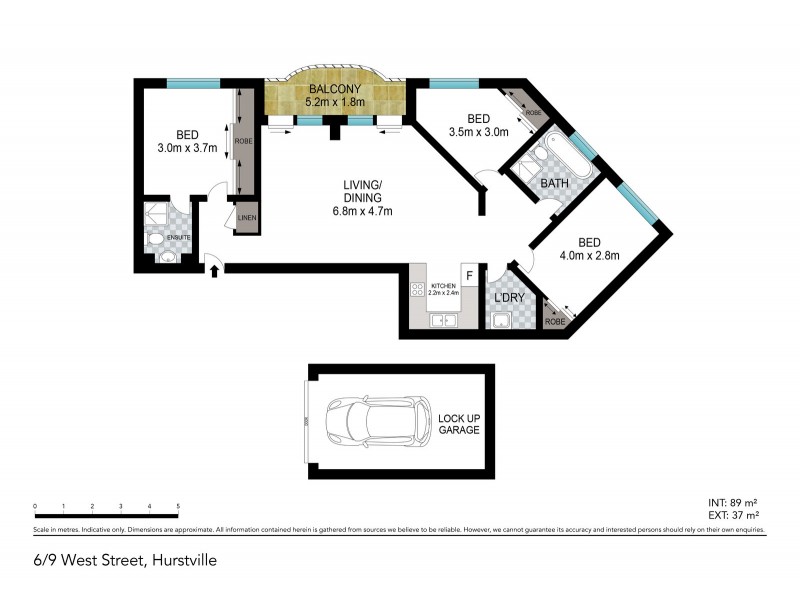 6/9-13 West Street, Hurstville NSW 2220 Floorplan