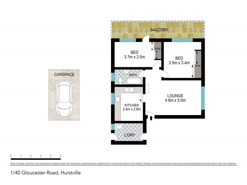 1/40 Gloucester Road, Hurstville NSW 2220