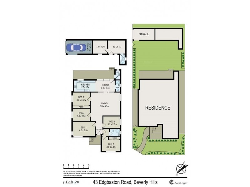43 Edgbaston Road, Beverly Hills NSW 2209 Floorplan