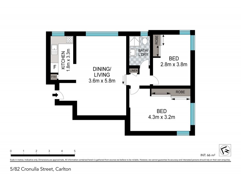5/82-84 Cronulla Street, Carlton NSW 2218 Floorplan