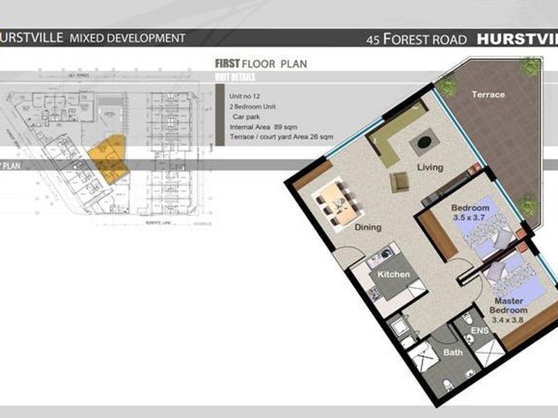 12/45 Forest Road, Hurstville NSW 2220