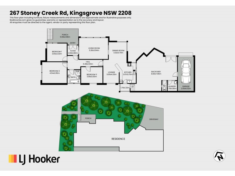 267 Stoney Creek Road, Kingsgrove NSW 2208 Floorplan