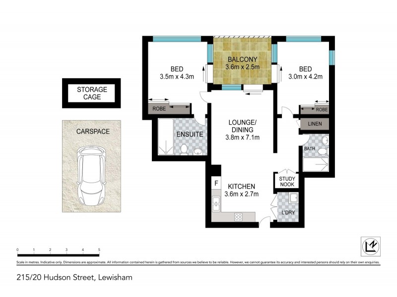215/20 Hudson Street, Lewisham NSW 2049 Floorplan