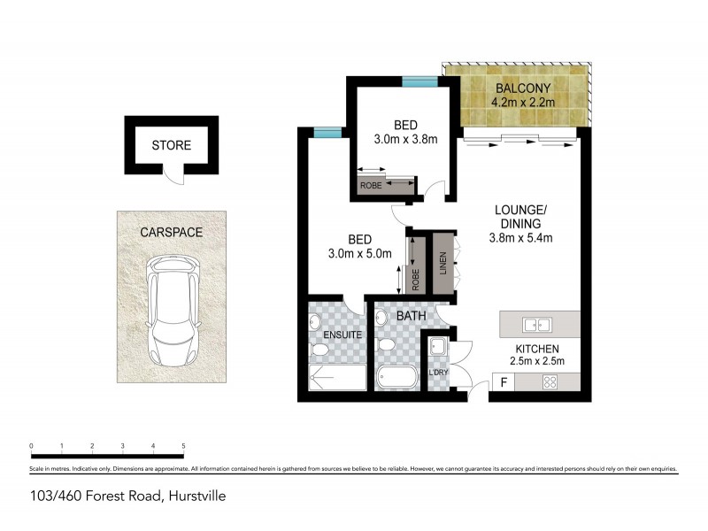 103/460 Forest Road, Hurstville NSW 2220 Floorplan