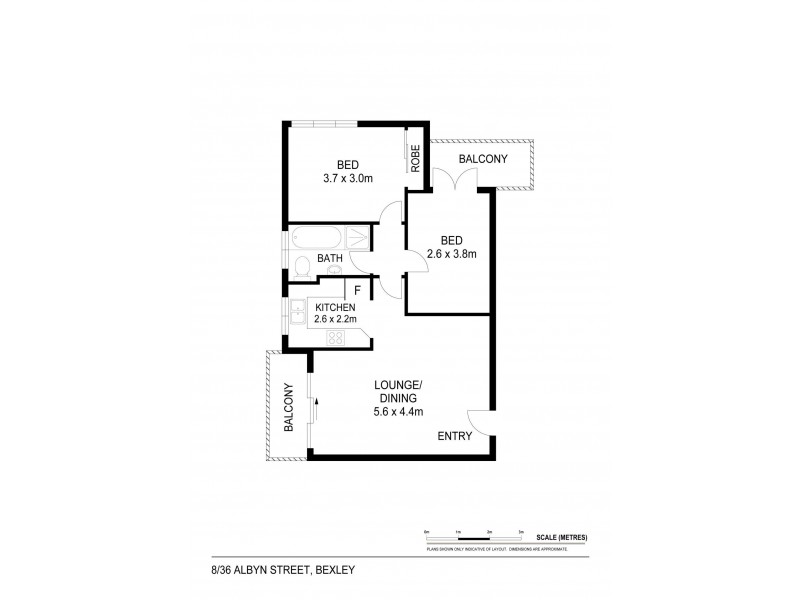 8A/36 Albyn Street, Bexley NSW 2207 Floorplan