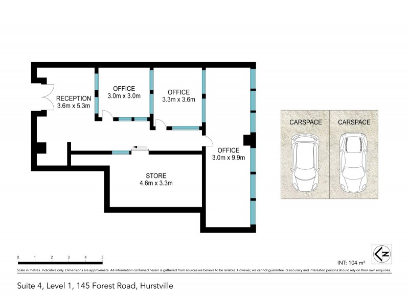 Suite 4/145 Forest Road, Hurstville NSW 2220 Floorplan