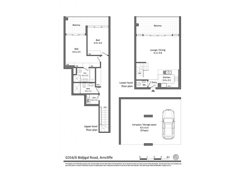 G316/6 Bidjigal Road, Arncliffe NSW 2205 Floorplan