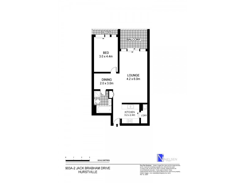 A903/1 Jack Brabham Drive, Hurstville NSW 2220 Floorplan