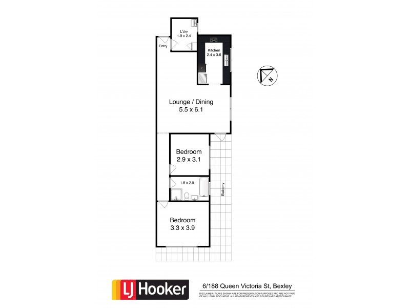 6/188 Queen Victoria Street, Bexley NSW 2207 Floorplan