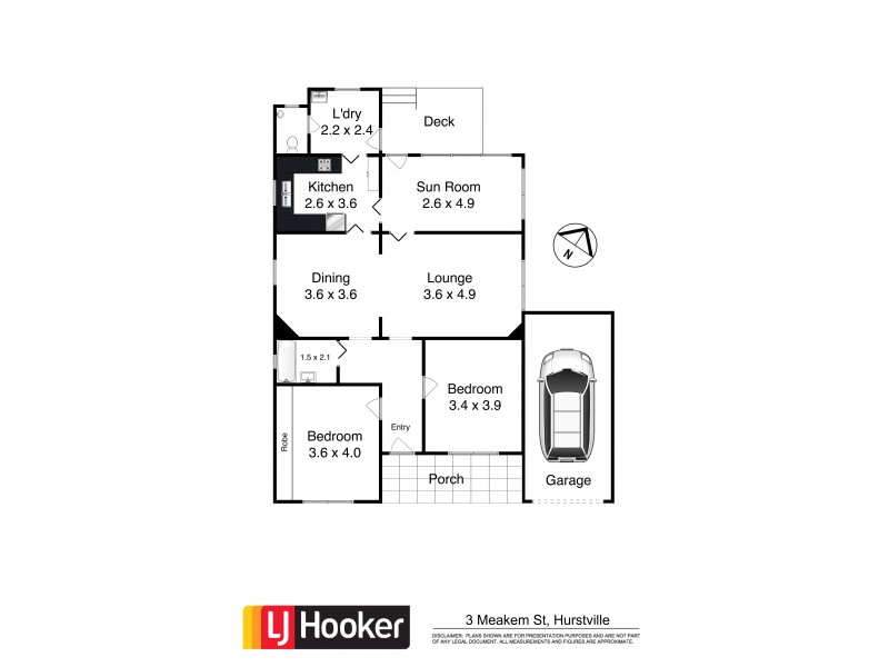 3 Meakem Street, Hurstville NSW 2220 Floorplan
