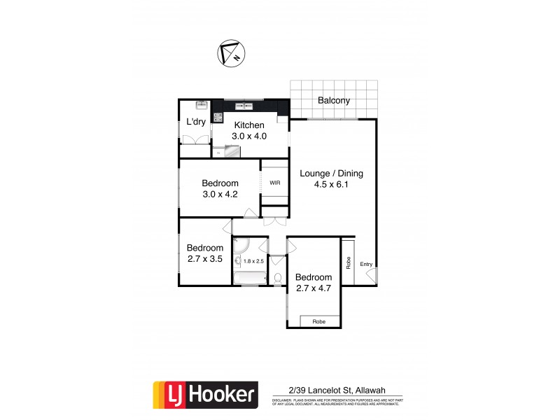 2/39-41 Lancelot Street, Allawah NSW 2218 Floorplan