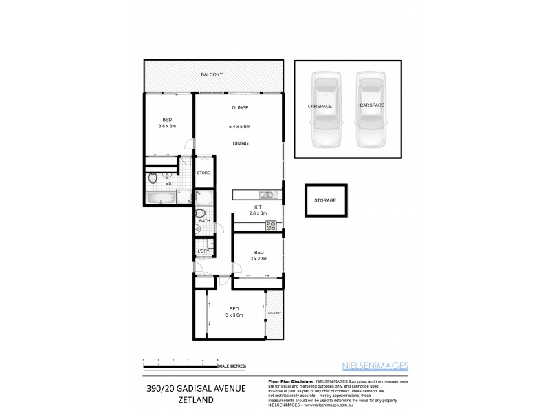 329/20 Gadigal Avenue, Zetland NSW 2017 Floorplan