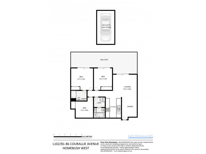 Unit L102/81-86 Courallie Ave, Homebush West NSW 2140 Floorplan