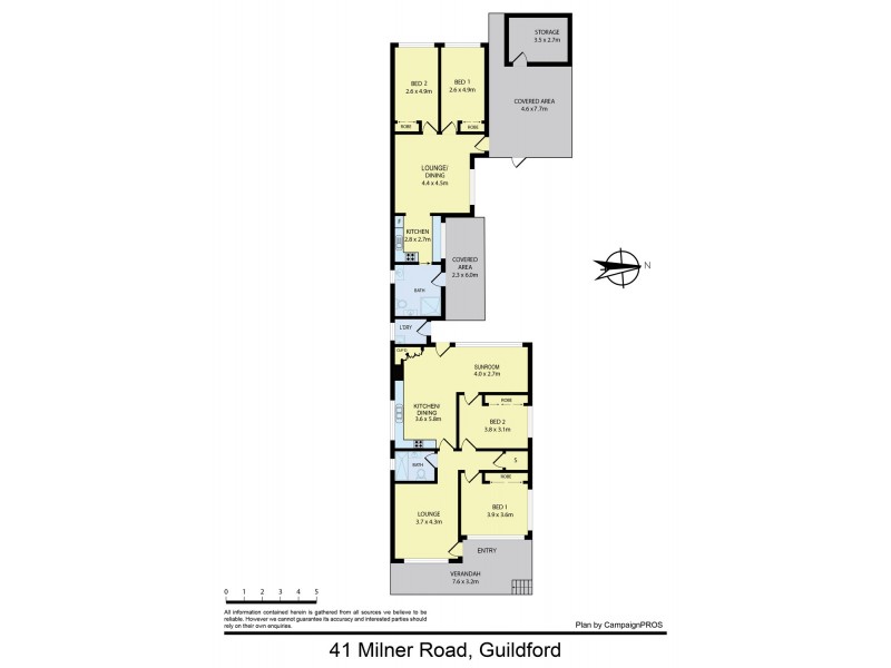 41 Milner Road, Guildford NSW 2161 Floorplan