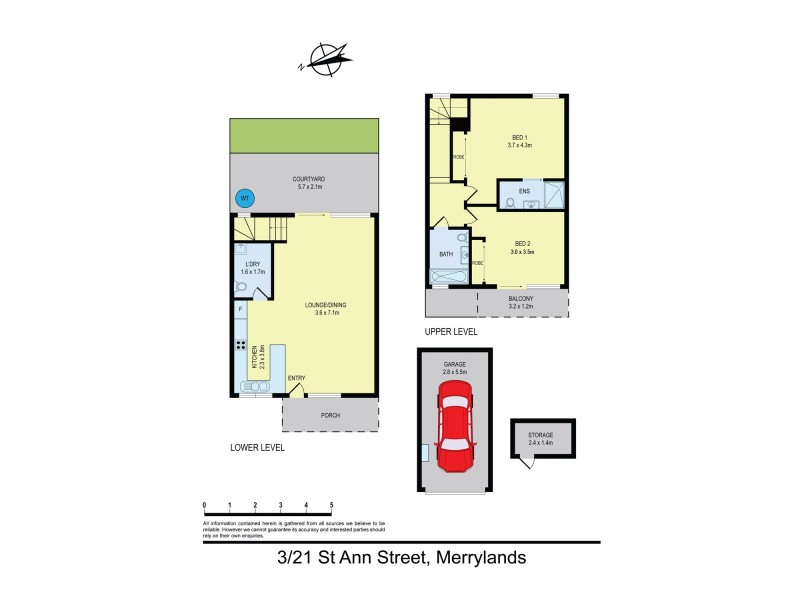 3/21 St Ann Street, Merrylands NSW 2160 Floorplan