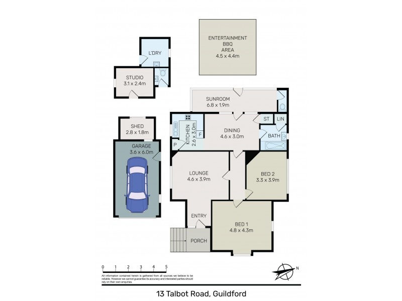 13 Talbot Road, Guildford NSW 2161 Floorplan