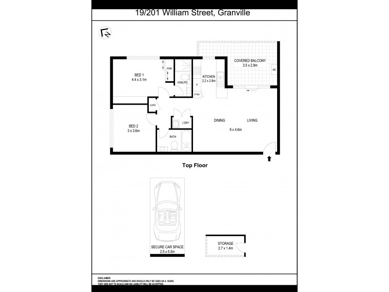 Unit 19/201 William Street, Granville NSW 2142 Floorplan
