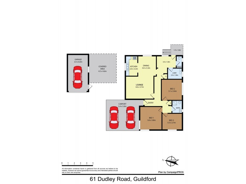 61 Dudley Road, Guildford NSW 2161 Floorplan