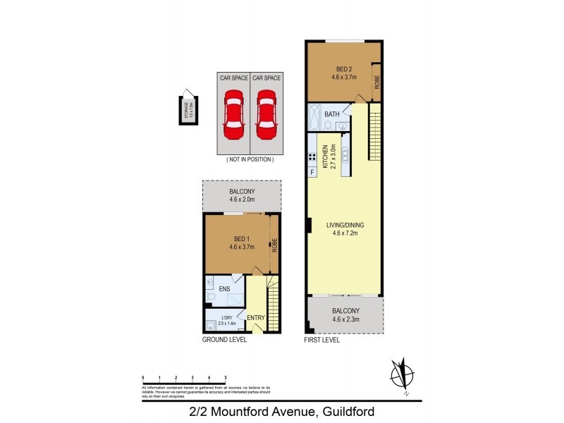 2/2 Mountford Avenue, Guildford NSW 2161 Floorplan