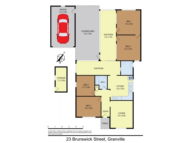 23 Brunswick Street, Granville NSW 2142 Floorplan