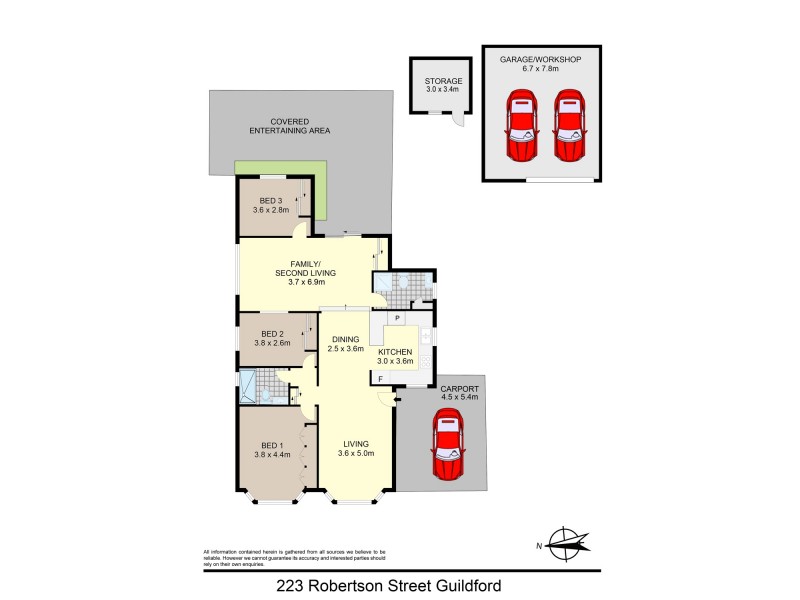 223 Robertson Street, Guildford NSW 2161 Floorplan