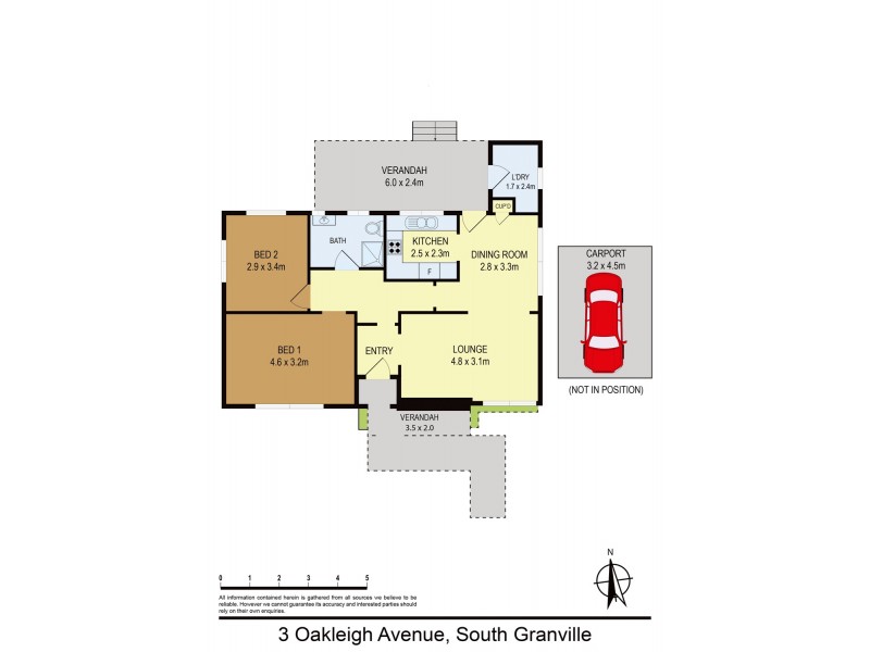 3 Oakleigh Avenue, Granville NSW 2142 Floorplan