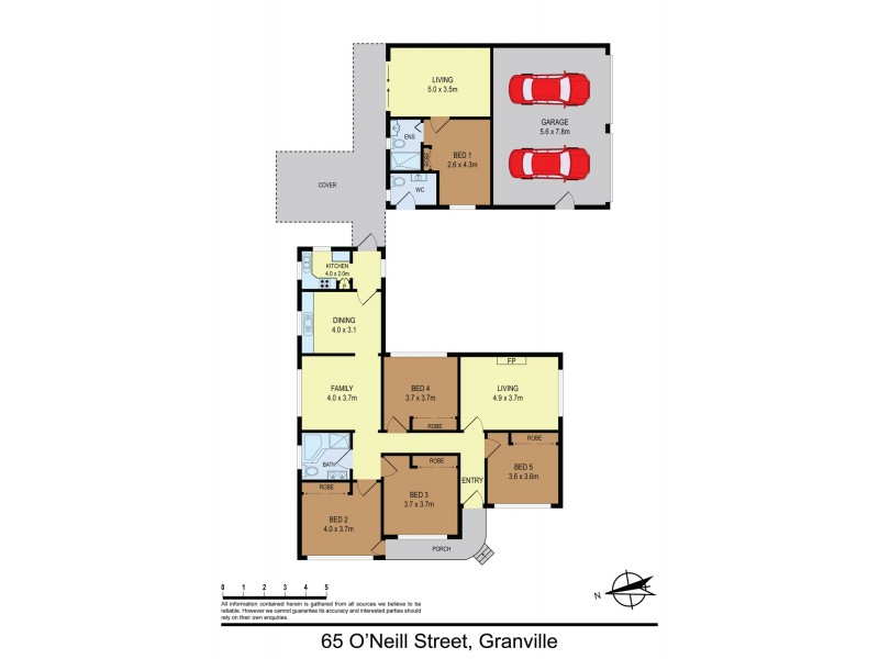 65 O’Neill Street, Granville NSW 2142 Floorplan