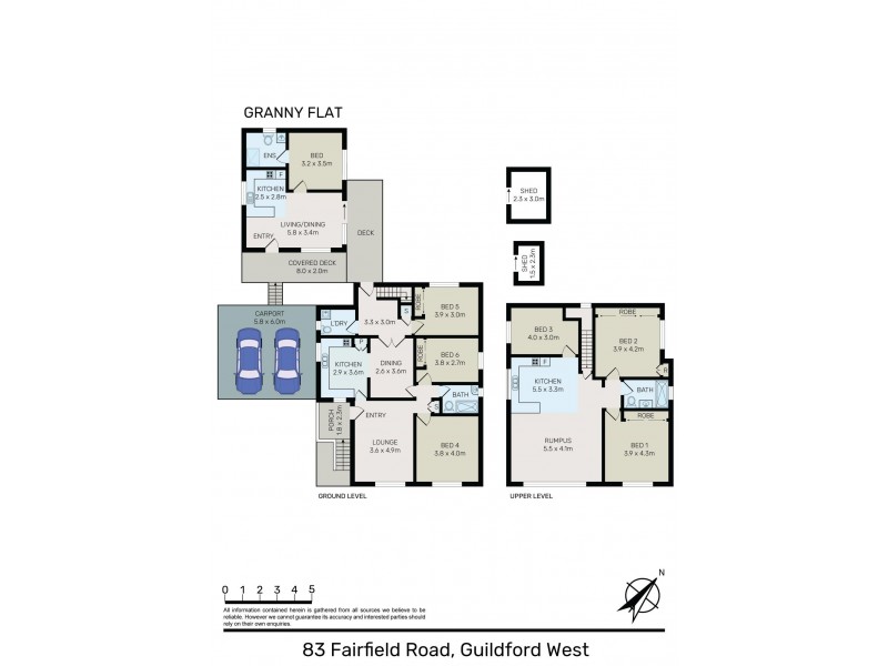 83 Fairfield Road, Guildford NSW 2161 Floorplan