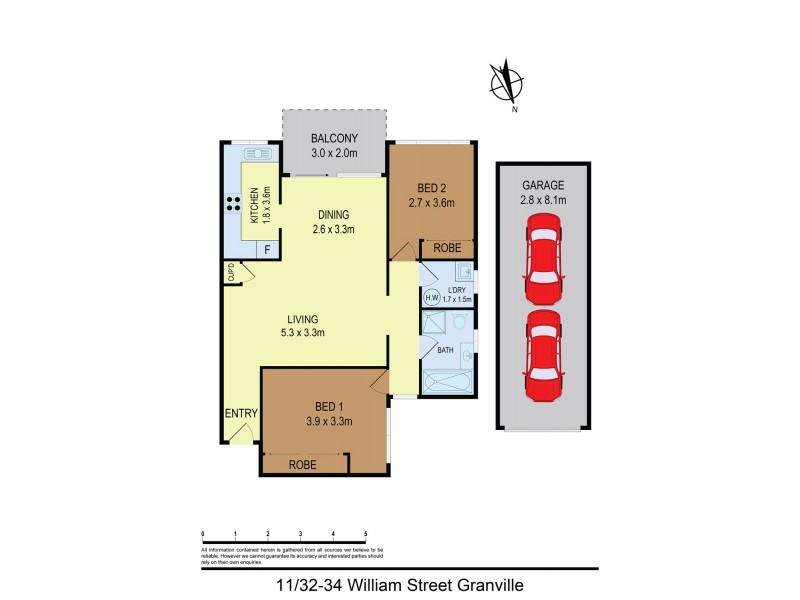 11/32-34 William Street, Granville NSW 2142 Floorplan