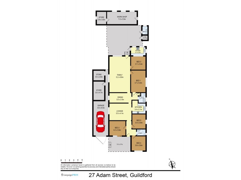 27 Adam Street, Guildford NSW 2161 Floorplan