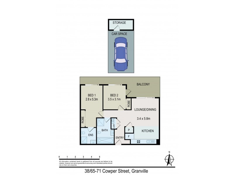 38/65-71 Cowper Street, Granville NSW 2142 Floorplan