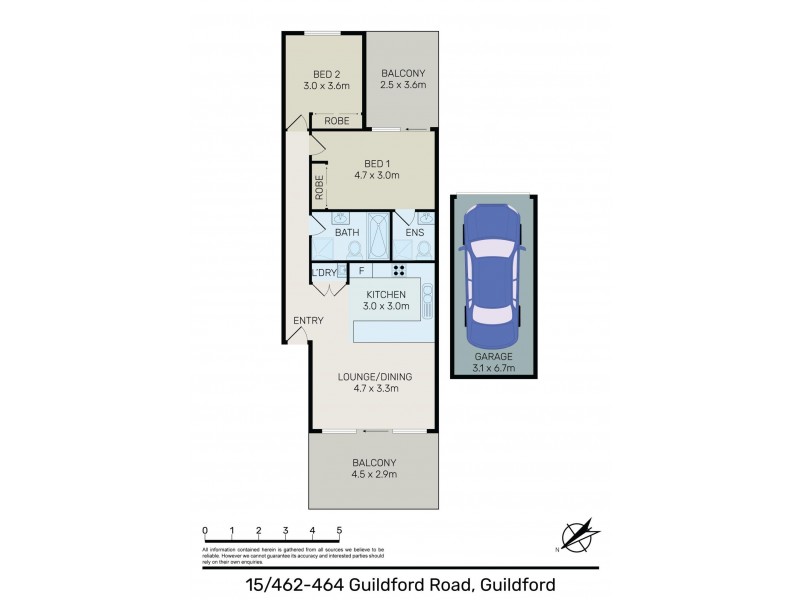 15/462-464 Guildford Road, Guildford NSW 2161 Floorplan