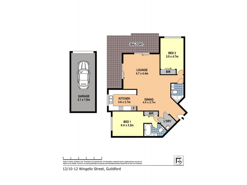 12/10-12 Wingello Street, Guildford NSW 2161 Floorplan