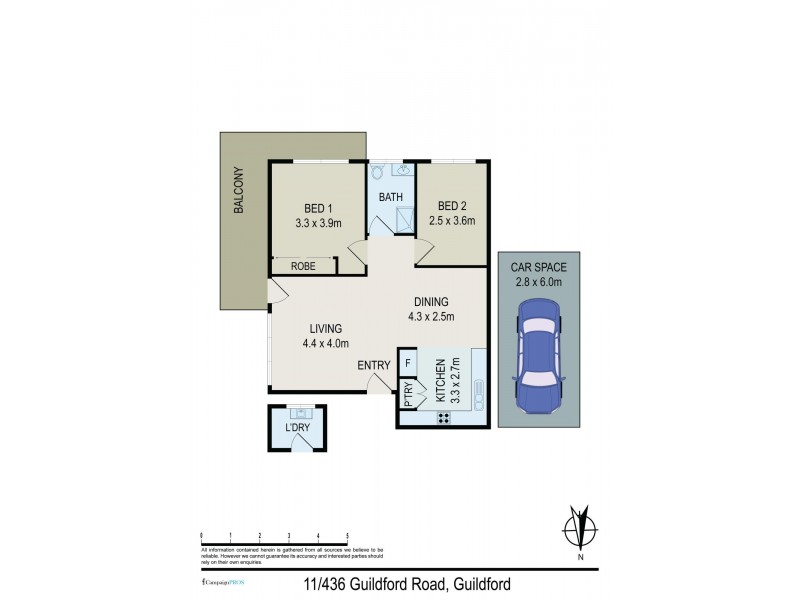 11/436 Guildford Road, Guildford NSW 2161 Floorplan