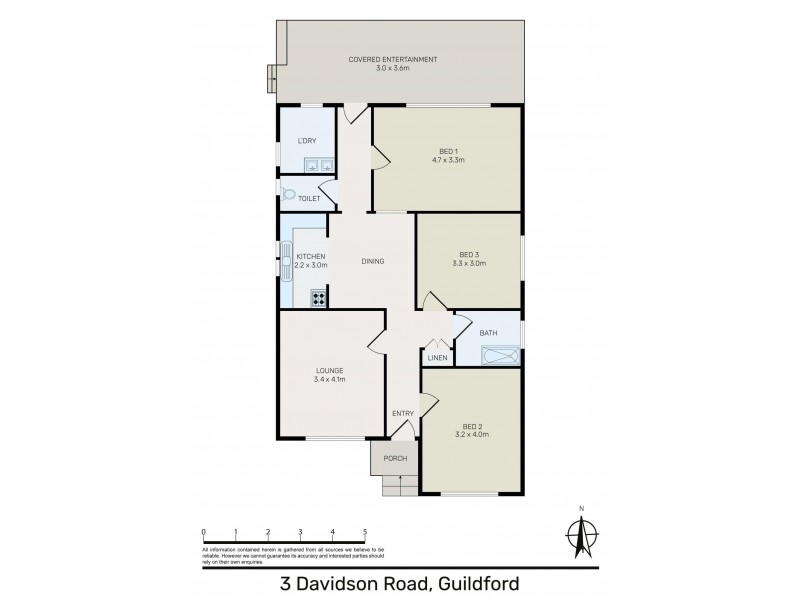 3 Davidson Road, Guildford NSW 2161 Floorplan