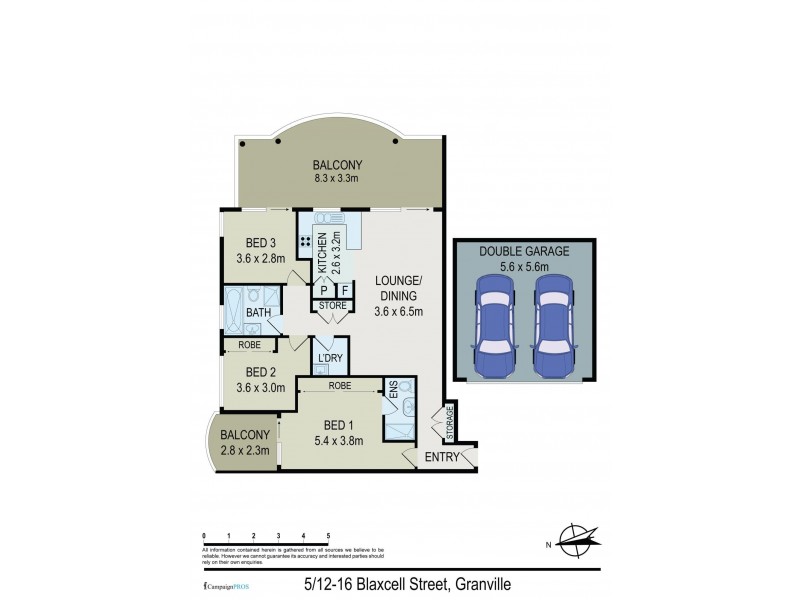 5/12-16 Blaxcell Street, Granville NSW 2142 Floorplan