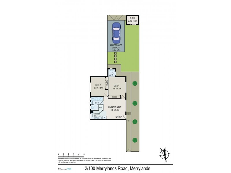 2/100 Merrylands Road, Merrylands NSW 2160 Floorplan