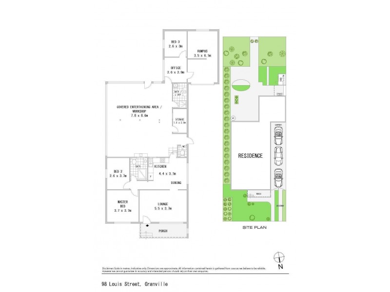 98 Louis Street, Granville NSW 2142 Floorplan