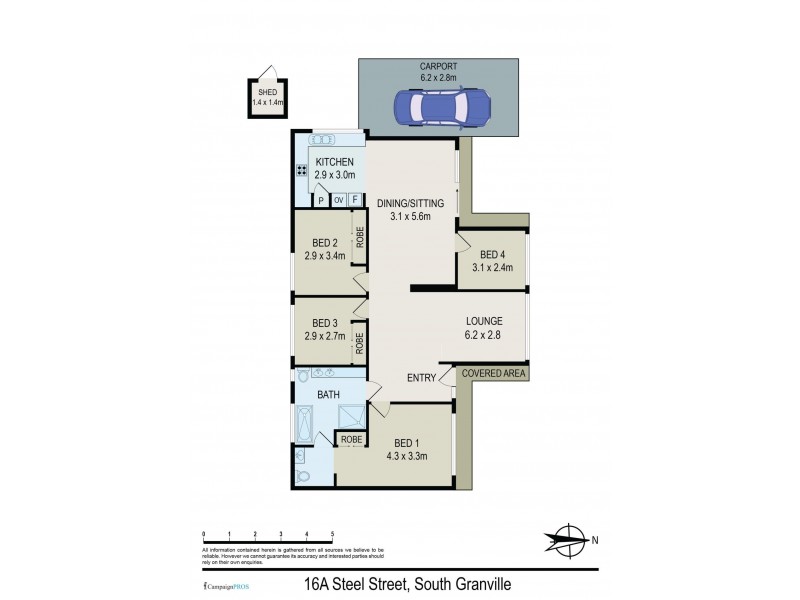 16a Steel Street, Granville NSW 2142 Floorplan