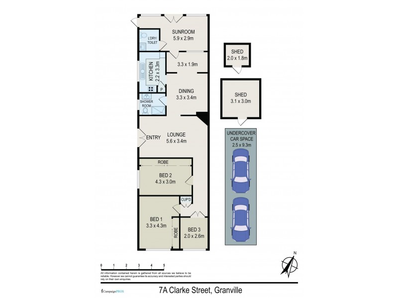 7a Clarke Street, Granville NSW 2142 Floorplan