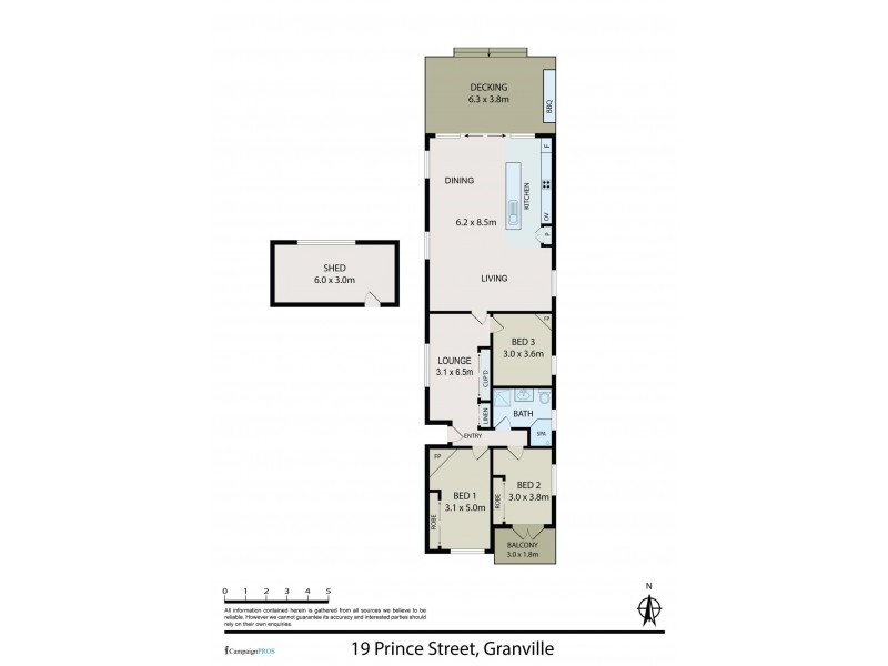 19 Prince Street, Granville NSW 2142 Floorplan