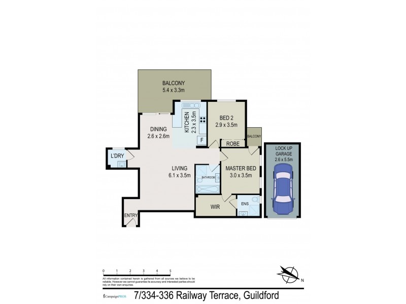 7/334-336 Railway Terrace, Guildford NSW 2161 Floorplan