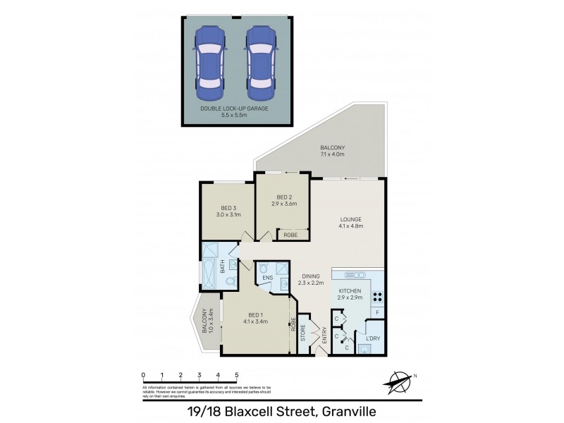 19/18-20 Blaxcell Street, Granville NSW 2142 Floorplan