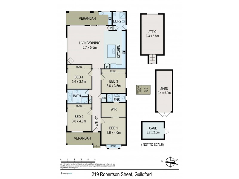 219 Robertson Street, Guildford NSW 2161 Floorplan