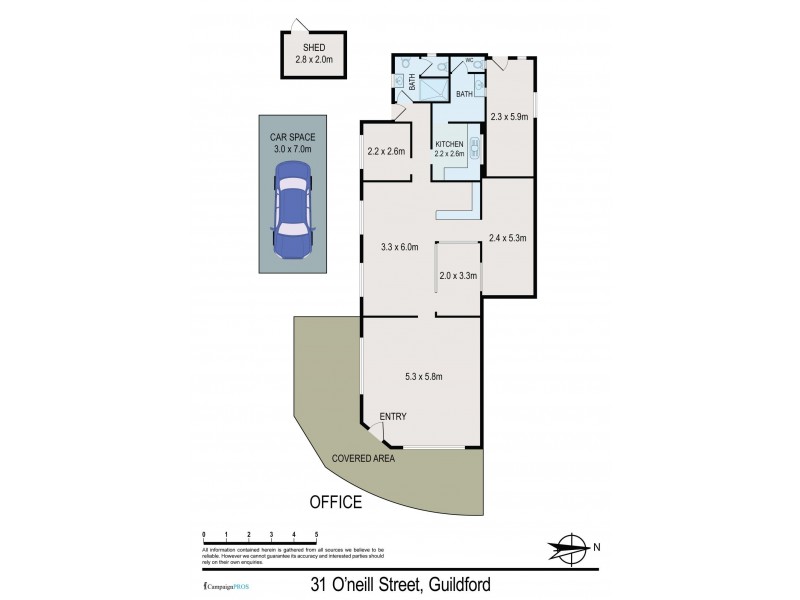 31 O’Neill Street, Guildford NSW 2161 Floorplan